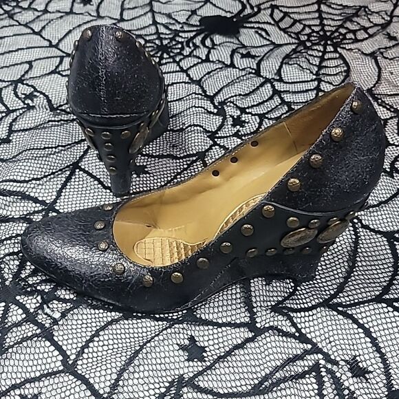 Bridget Shuster Wedges Women's Size 8 1/2 - Picture 1 of 9